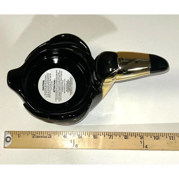 Bath & Body Works Large Candle Holder 3-Wick 14.5 oz GOLD & BLACK MODERN TOUCAN - Picture 8 of 10